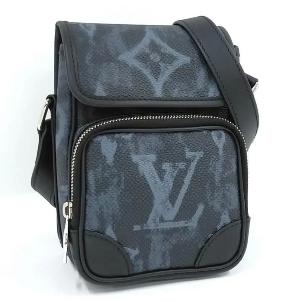 Louis Vuitton Messenger Crossbody Bag Monogram Pastel Noir